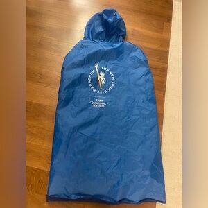 Blue TCS New York Marathon Poncho Cape